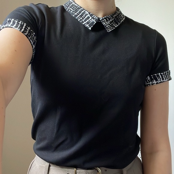 COLLARED RW AND CO TOP - Picture 2 of 5